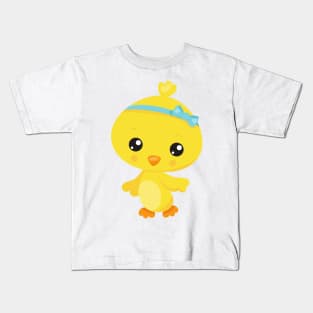 Cute Chicken, Baby Chicken, Chick, Little Chicken Kids T-Shirt